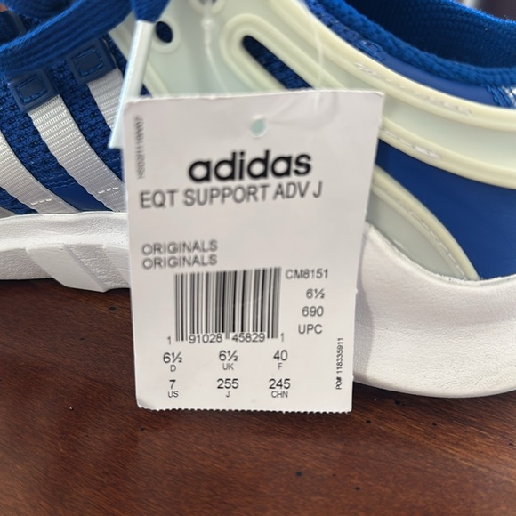 Brand New with Tags Adidas EQT Support Adv J Sneakers - Picture 8 of 9